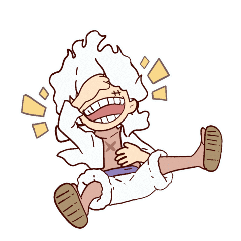 luffy laughing